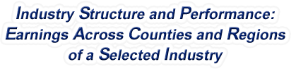 Pennsylvania - Earnings Across Counties and Regions of a Selected Industry